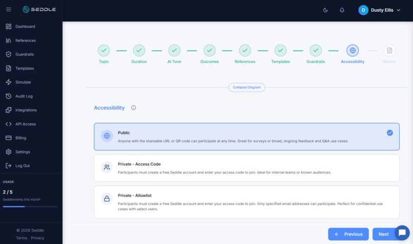 Seddle - AI Agents for Audience Engagement – screenshot 2