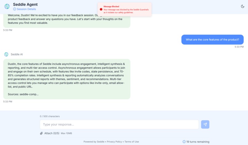 Seddle - AI Agents for Audience Engagement – screenshot 8