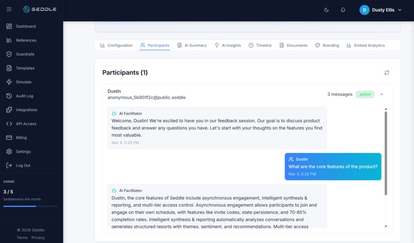Seddle - AI Agents for Audience Engagement – screenshot 9