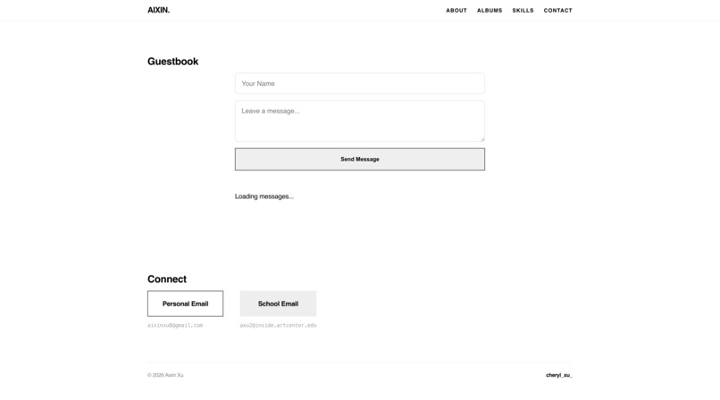 Personal Website of Myself - Aixin Xu – screenshot 5