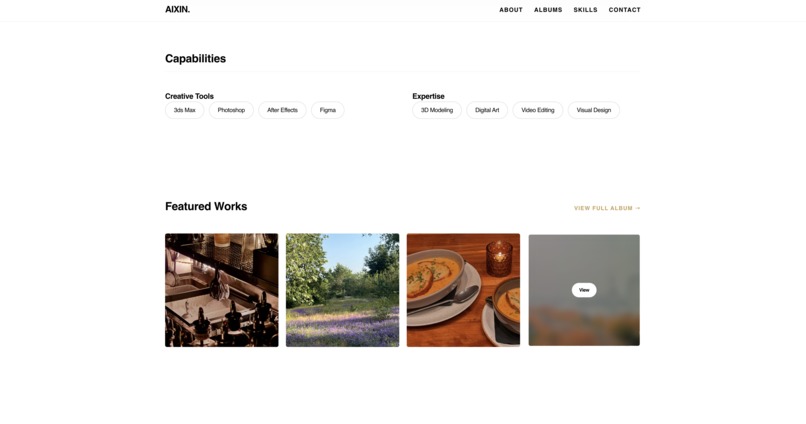 Personal Website of Myself - Aixin Xu – screenshot 3