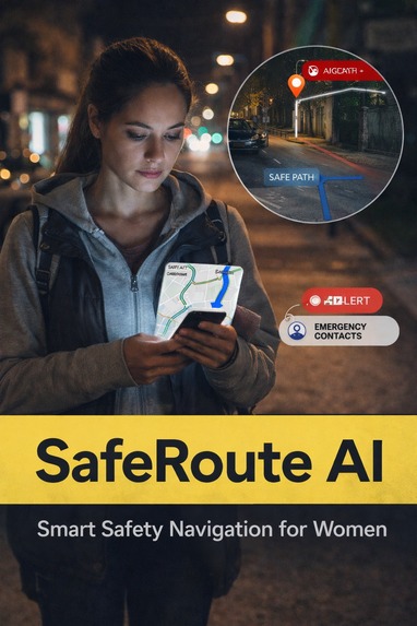 Smart Safety Navigation for Women – screenshot 1