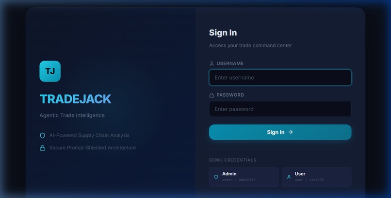 TradeJack: AI Supply Chain Hedge Fund – screenshot 7