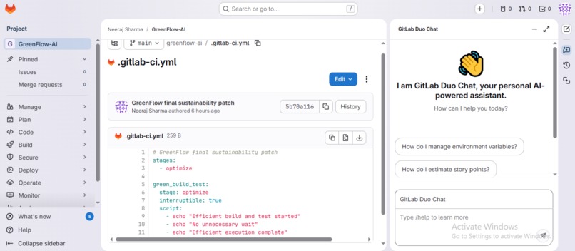 GreenFlow AI – screenshot 2