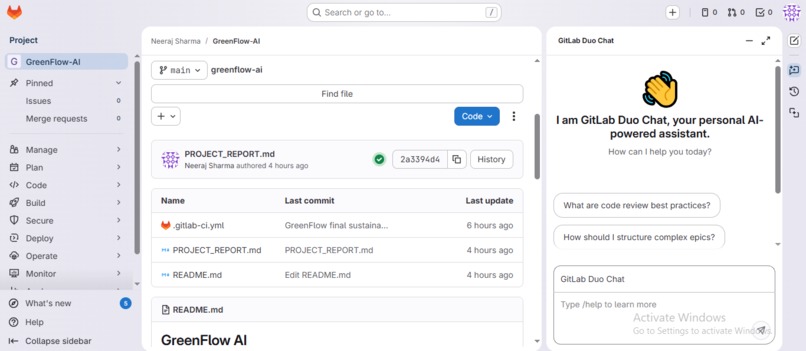 GreenFlow AI – screenshot 1