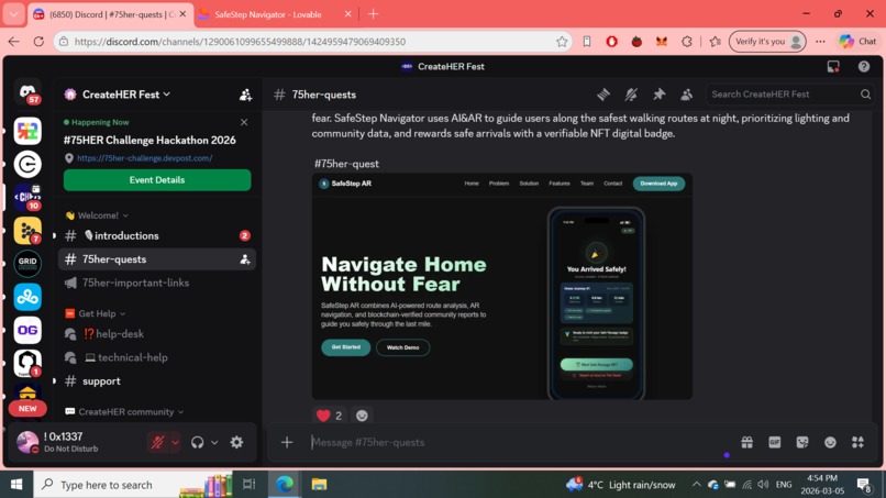 SafeStep: Navigate home without fear – screenshot 5