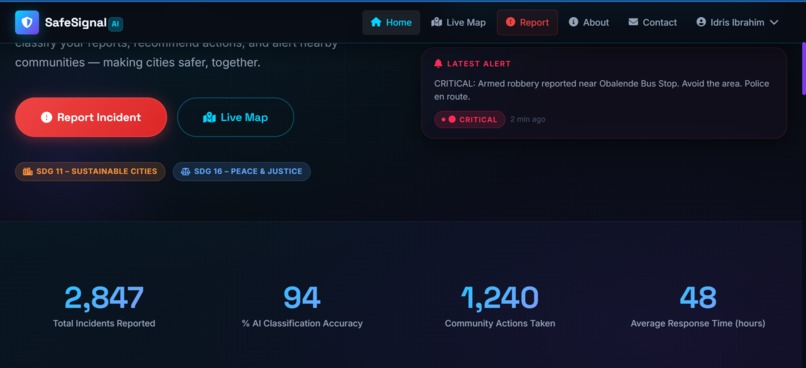 SafeSignal AI – screenshot 2