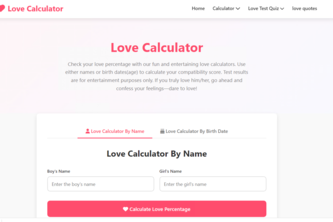 Love Calculator