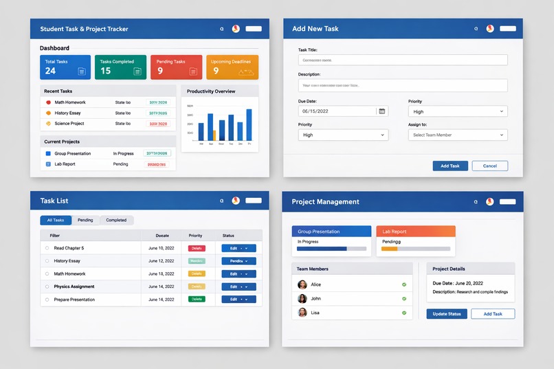 Student Task Tracker  – screenshot 1