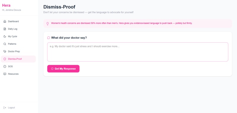 Hera - Women's Health Intelligence Platform – screenshot 5