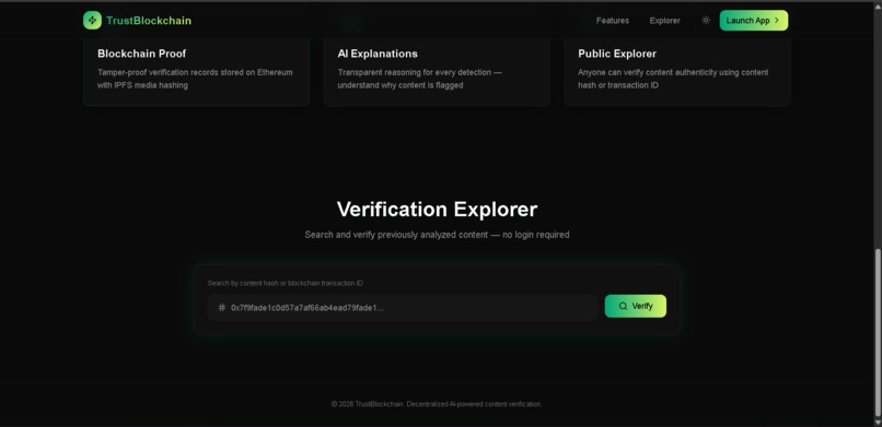 TrustBlockchain – screenshot 3