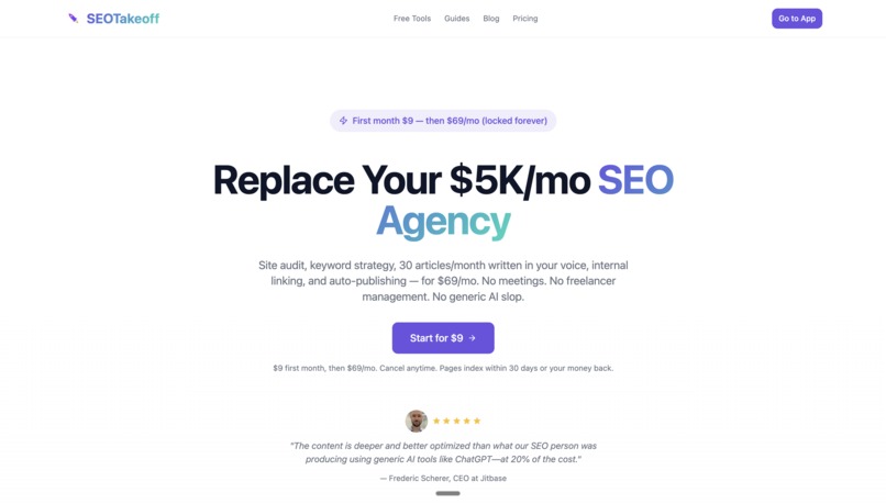 SEOTakeoff – screenshot 1