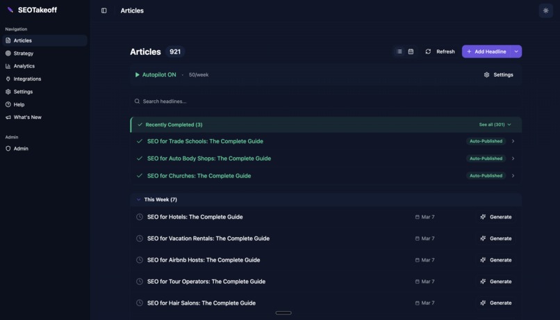 SEOTakeoff – screenshot 2