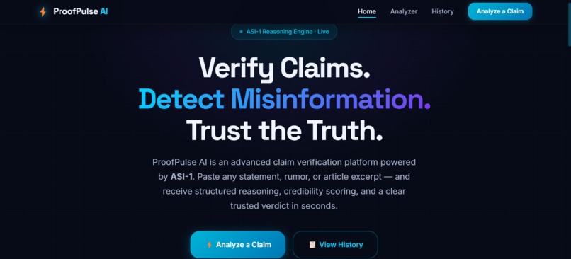 ProofPulse AI – screenshot 1