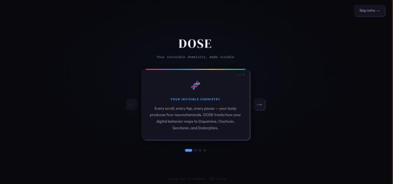 DOSE – screenshot 1