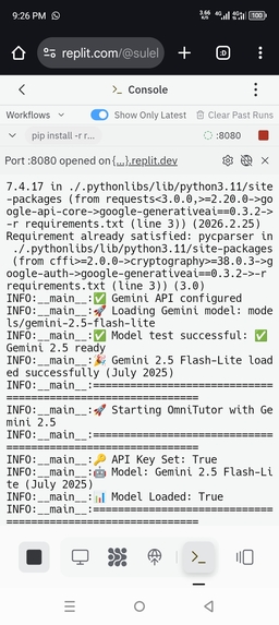 OmniTutor - Live AI Tutor with Gemini 2.5 – screenshot 3