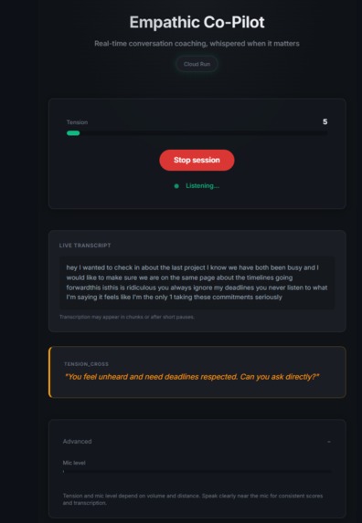 Empathic Co-Pilot – screenshot 6