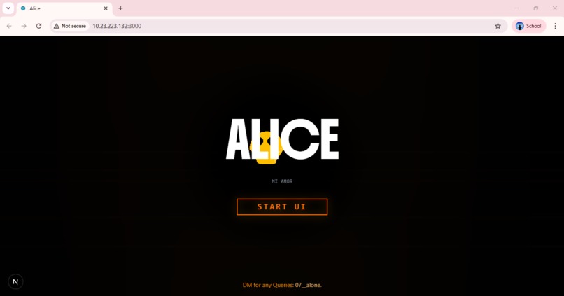 ALICE – screenshot 1