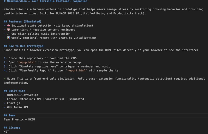 MindGuardian – screenshot 1