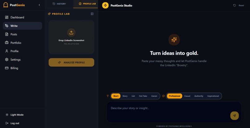 PostGenix – screenshot 3