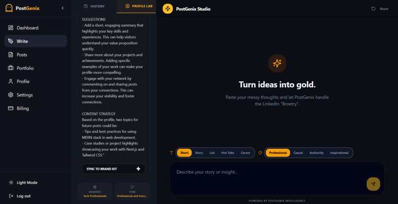 PostGenix – screenshot 4