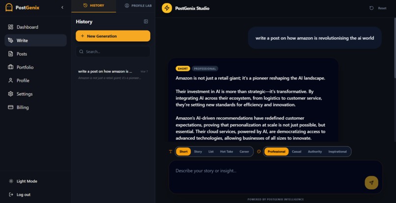 PostGenix – screenshot 5
