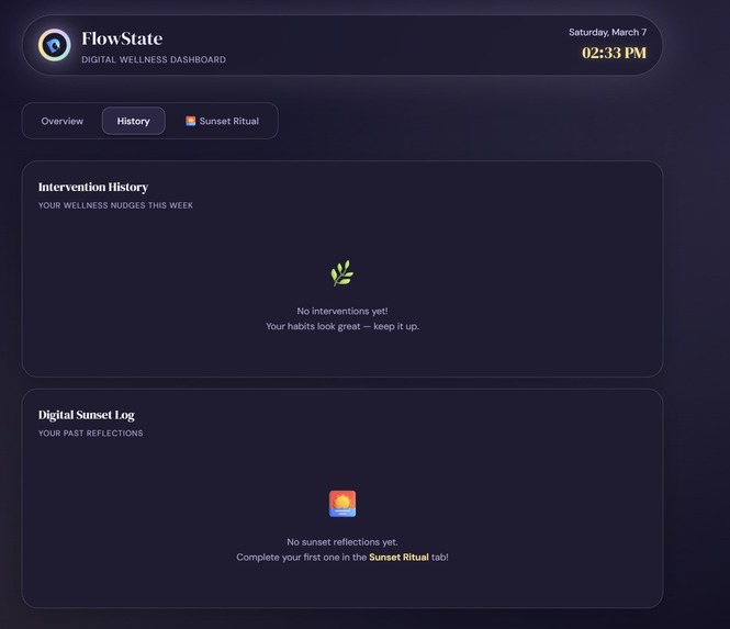 404: Team Name Not Found-FlowState:Digital Wellness Guardian – screenshot 4