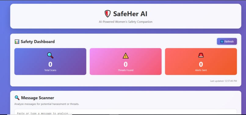 SafeHER AI – screenshot 1