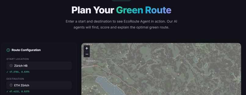 EcoRouteAgent - AI-powered green mobility planner – screenshot 4
