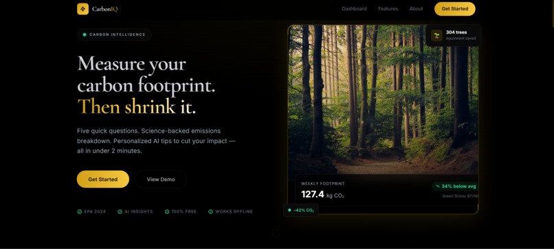 CarbonIQ – screenshot 1