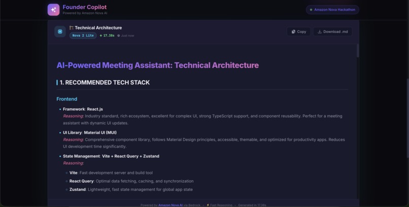 Founder-Copilot – screenshot 2