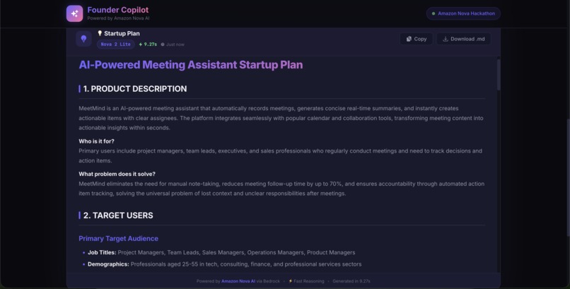 Founder-Copilot – screenshot 3