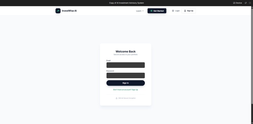 InvestWise AI – screenshot 3