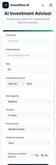 InvestWise AI – screenshot 5