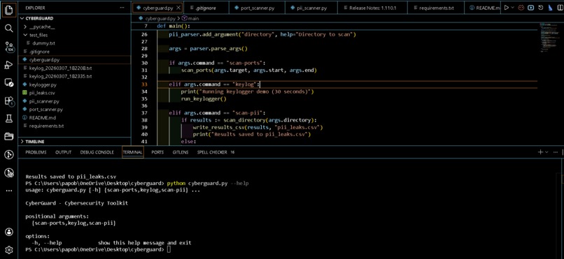 CyberGuard – screenshot 1