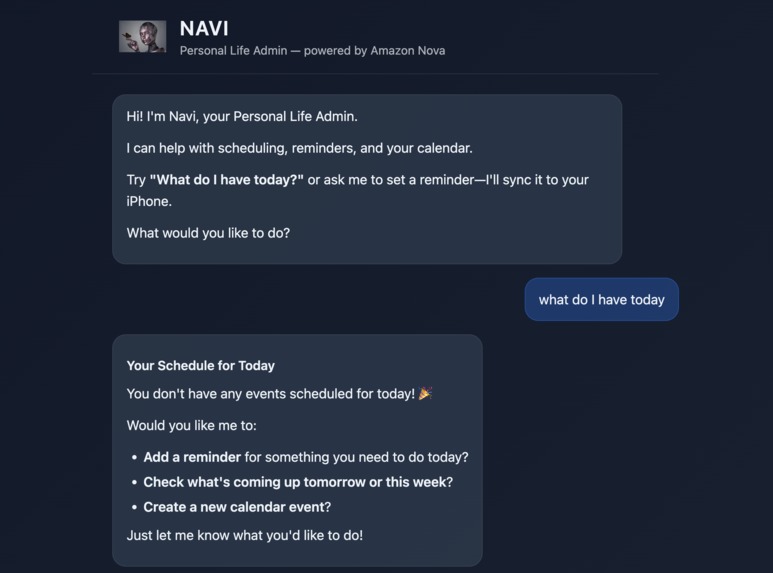 NAVI – screenshot 1