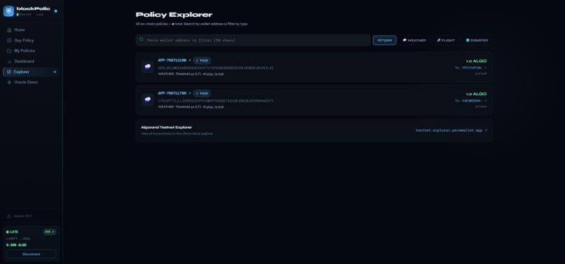 blockPolicy – screenshot 4