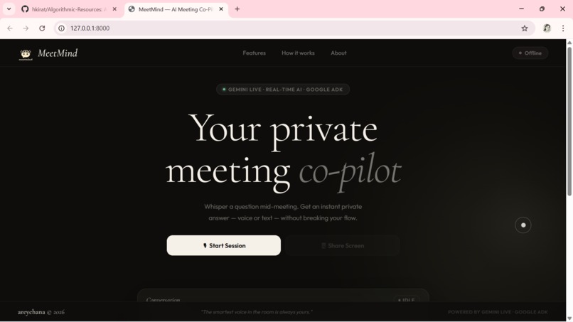 MeetMind – screenshot 1