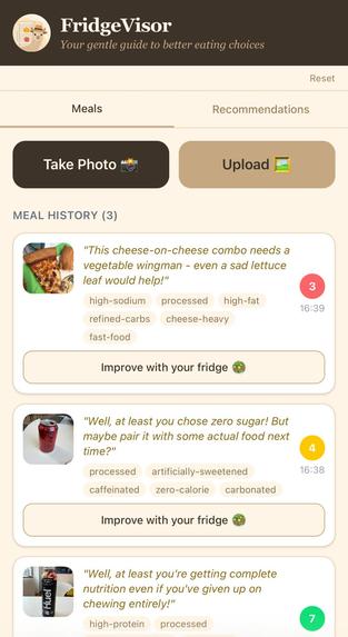 FridgeVisor – screenshot 1