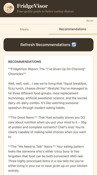FridgeVisor – screenshot 2