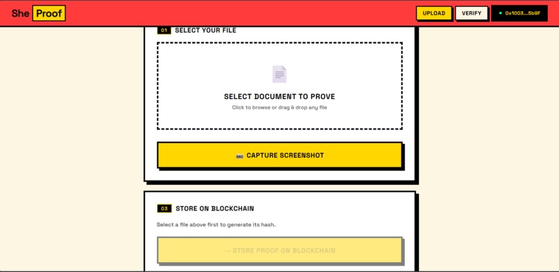 SheProof – screenshot 4