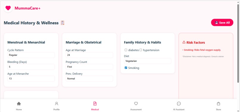 MummaCare+ – screenshot 3