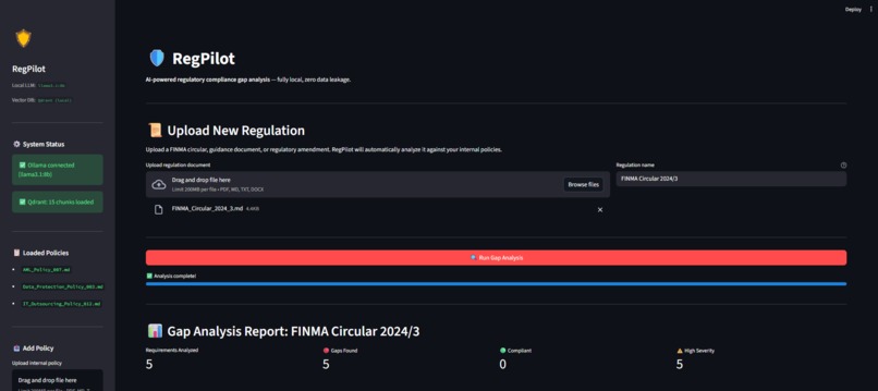 RegPilot – screenshot 2