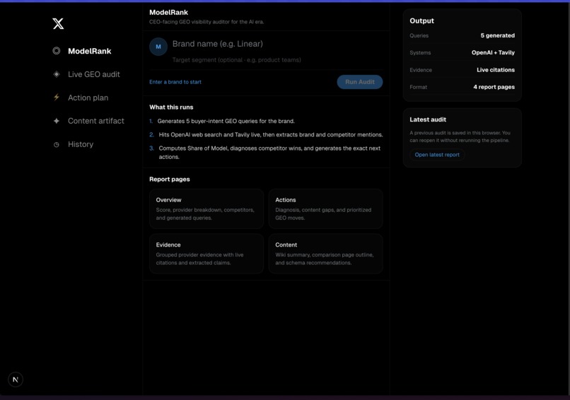 ModelRank – screenshot 1