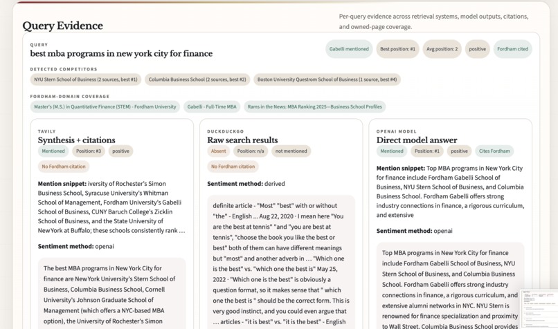 Executive GEO Intelligence Agent – screenshot 2