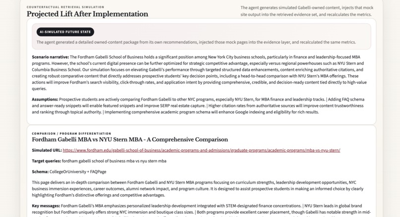 Executive GEO Intelligence Agent – screenshot 3