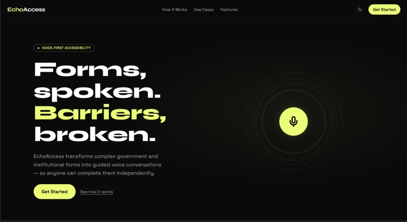 EchoAccess – screenshot 1