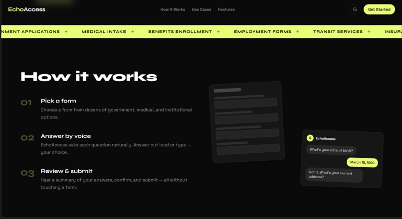 EchoAccess – screenshot 2