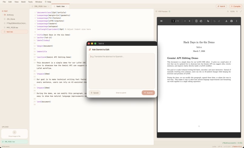 TeX-it – screenshot 4