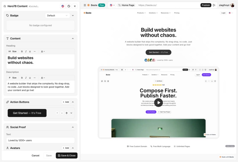 Beste – screenshot 2